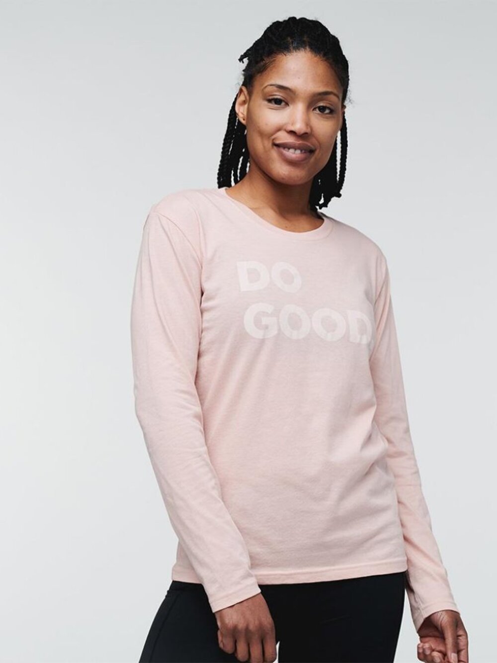 Cotopaxi Do Good Long Sleeve Tee Pink Women’s XL Sand Pink NWT -So Soft - Sporty